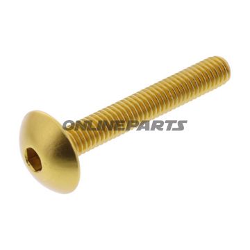 Dome Head Bolt Proboltm6x1.00Mm 40Mm Alu Gold