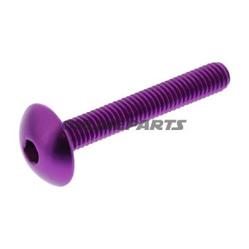 Dome Head Bolt Proboltm6x1.00Mm 40Mm Alu Purple