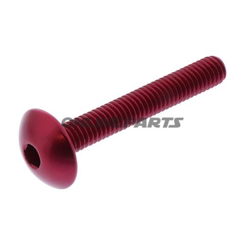 Dome Head Bolt Proboltm6x1.00Mm 40Mm Alu Red
