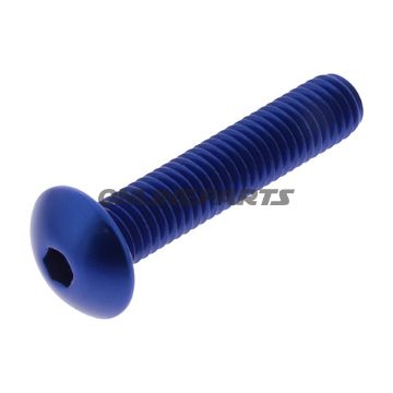 Dome Head Bolt Proboltm8x1.25Mm 40Mm Alu Blue