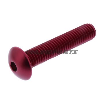 Dome Head Bolt Proboltm8x1.25Mm 40Mm Alu Red