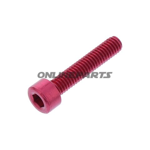 Hex Socket Cap Screw Proboltm4x0.7Mm 20Mm Alu Red
