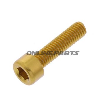 Hex Socket Cap Screw Proboltm5x0.8Mm 20Mm Alu Gold