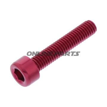 Hex Socket Cap Screw Proboltm5x0.8Mm 25Mm Alu Red