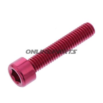 Hex Socket Cap Screw Proboltm6x1.00Mm 30Mm Alu Red