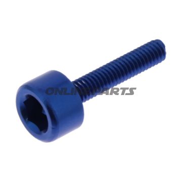 Hex Socket Cap Screw Proboltm4x0.7Mm 20Mm Alu Blue