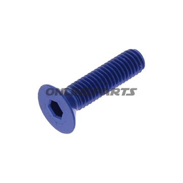 Countersunk Screwm5x0.8Mm 20Mm Alu Blue