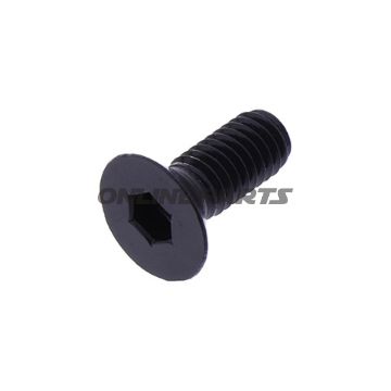Countersunk Screwm6x1.00Mm 15Mm Alu Black
