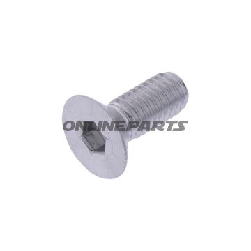Countersunk Screwm6x1.00Mm 15Mm Alu Silver