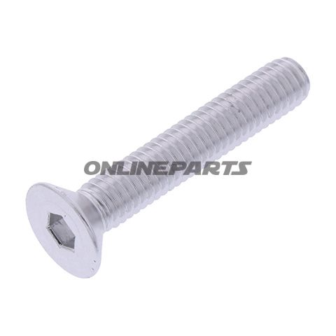 Countersunk Screwm6x1.00Mm 35Mm Alu Silver