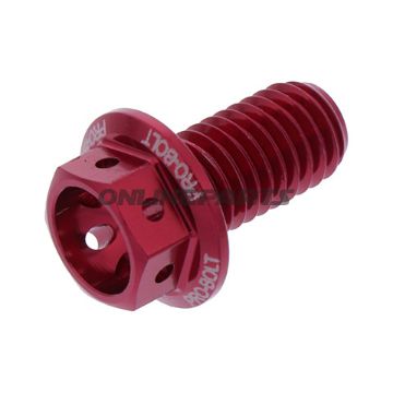 Hex Bolt Proboltm8x1.25Mm 15Mm Alu Rac Red