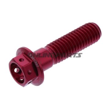 Hex Bolt Jmp Boltm8x1.25Mm 30Mm Alu Rac Red