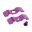 Brake Hose Bracket Probolt7mm 2Fach Alu Purple