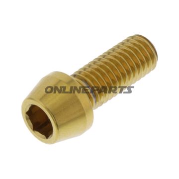 Cone Head Bolt Proboltm8x1.25Mm 20Mm Stainless Steel A4 Gold