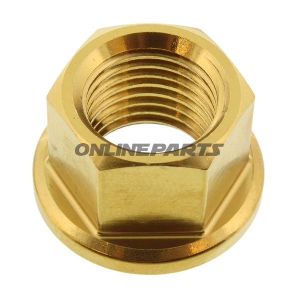 Nut Rear Sprocket Proboltm12x1.25Mm Stainless Steel A4 Gold