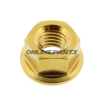 Nut Rear Sprocket Proboltm8x1.25Mm Stainless Steel A4 Gold