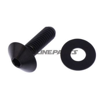 Dome Head Bolt Proboltm5x0.8Mm 16Mm Titan Black