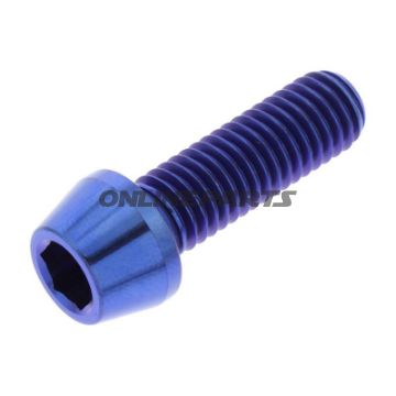 Cone Head Bolt Proboltm8x1.25Mm 25Mm Titan Blue