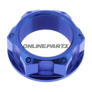 Probolt Steering Stem Nutm28x1.00Mm Titanium Blue