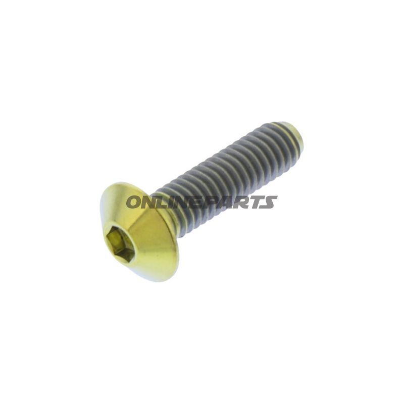 Dome Head Bolt Proboltm4x0.7Mm 15Mm Titan Gold