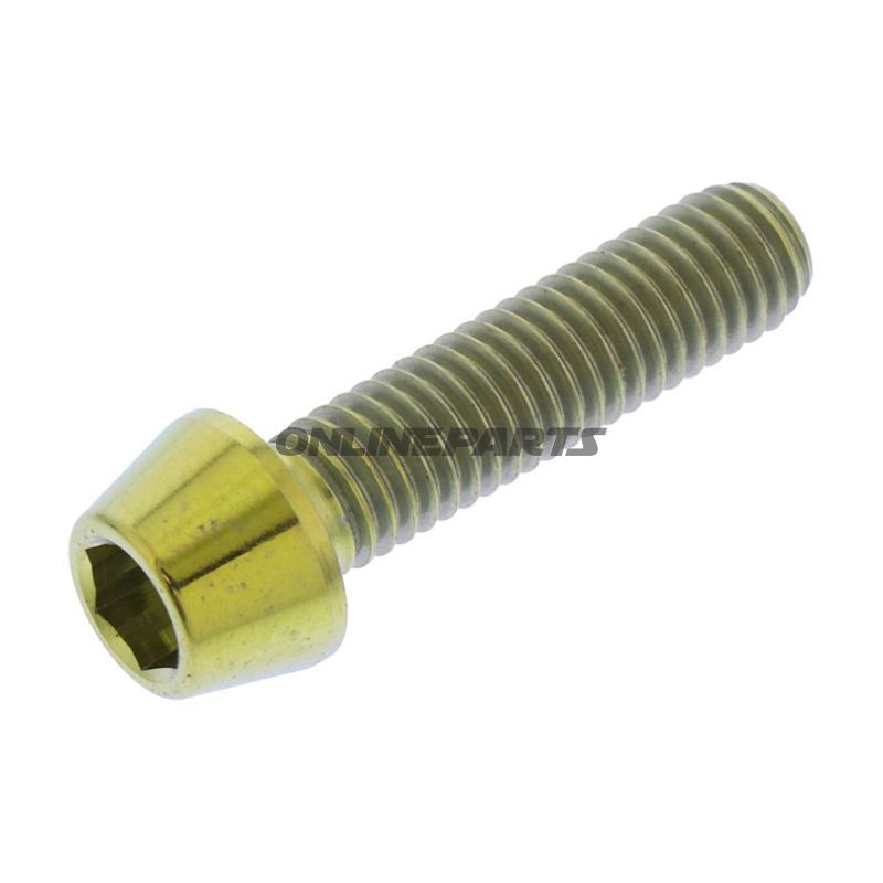 Cone Head Bolt Proboltm5x0.8Mm 20Mm Titan Gold
