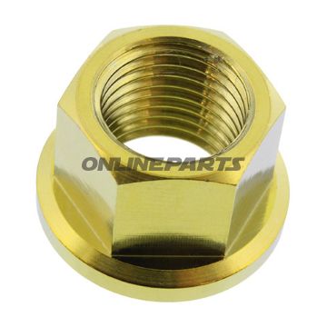 Nut Rear Sprocket Proboltm12x1.25Mm Titan Gold