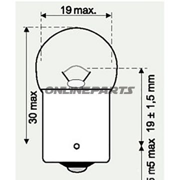 Bulb 6V10w Jmpba15s 10 Pcs
