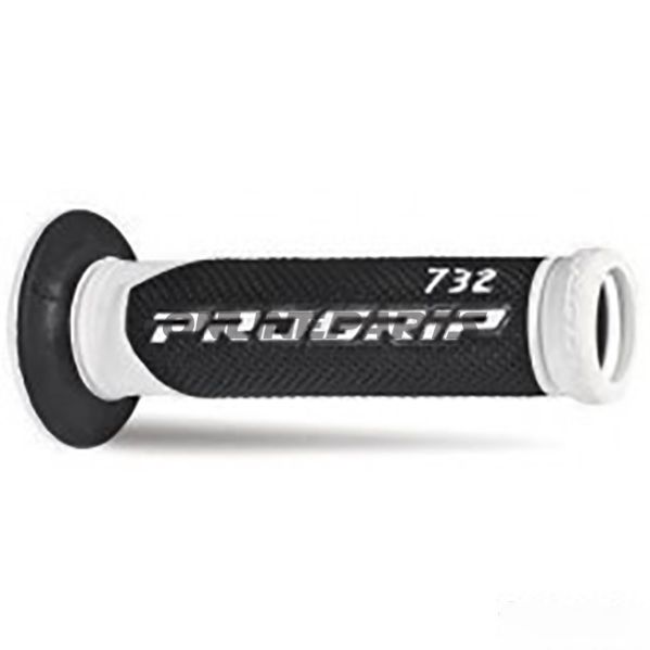 Grips 732 Black/Whitedurchmesser 22 / 25 Mm. Länge 125 Mm Offen