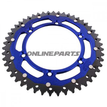 Rear Sprocket Dual 49 Tooth Pitch 520 Bluezf Inner Diameter 136 Bolt Spacing 156