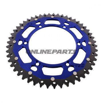 Rear Sprocket Dual 51 Tooth Pitch 520 Bluezf Inner Diameter 136 Bolt Spacing 156