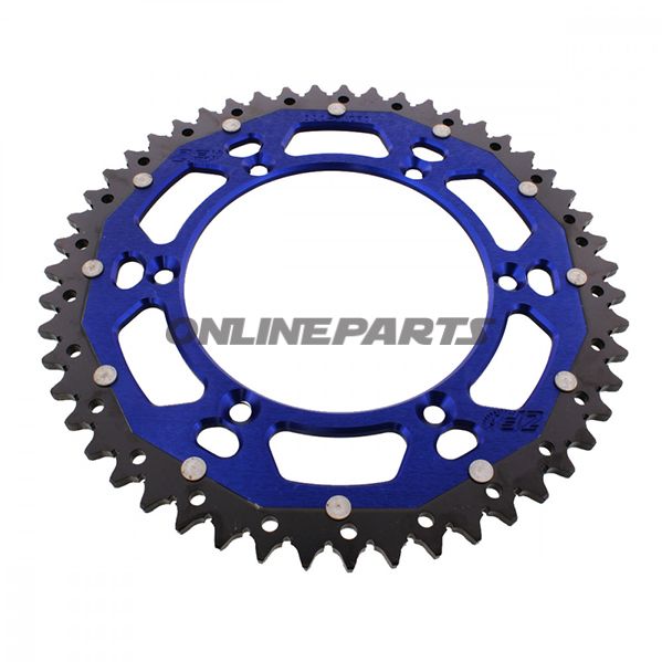 Rear Sprocket Dual 51 Tooth Pitch 520 Bluezf Inner Diameter 136 Bolt Spacing 156