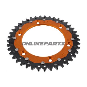 Rear Sprocket Dual 41 Tooth Pitch 520 Orangezf Inner Diameter 125 Bolt Spacing 150