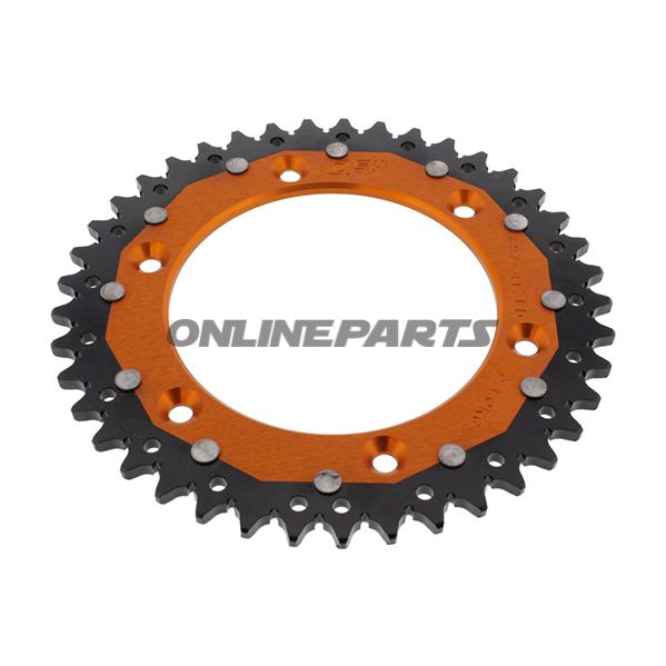 Rear Sprocket Dual 41 Tooth Pitch 520 Orangezf Inner Diameter 125 Bolt Spacing 150