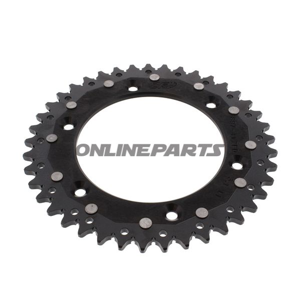 Rear Sprocket Dual 41 Tooth Pitch 520 Blackzf Inner Diameter 125 Bolt Spacing 150