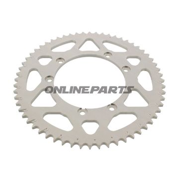 Rear Sprocket Alu 60 Tooth Pitch 428 Silveresj Inner Diameter 118 Bolt Spacing 132