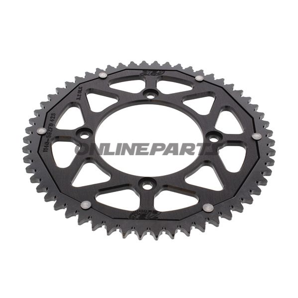 Rear Sprocket Dual 56 Tooth Pitch 428 Blackzf Inner Diameter 100 Bolt Spacing 120