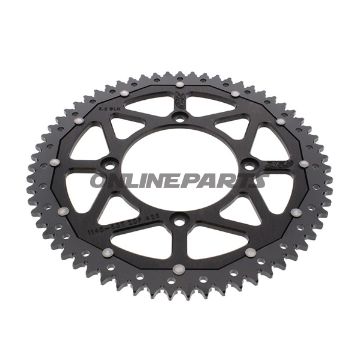 Rear Sprocket Dual 63Z Pitch 428 Blackzf Inner Diameter 100 Bolt Spacing 120