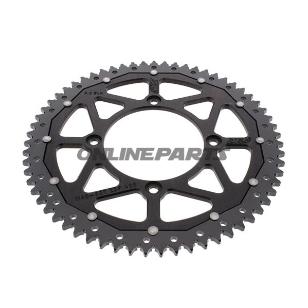 Rear Sprocket Dual 63Z Pitch 428 Blackzf Inner Diameter 100 Bolt Spacing 120