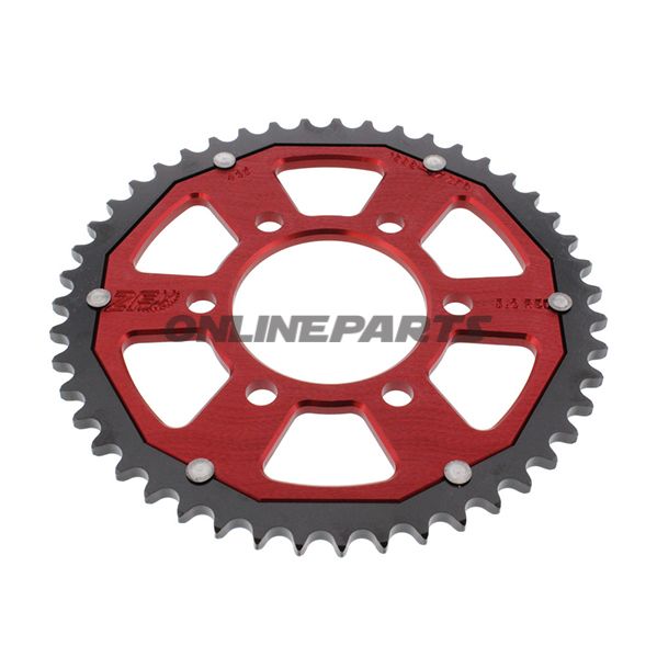 Rear Sprocket Dual 47 Tooth Pitch 428 Redzf Inner Diameter 068 Bolt Spacing 090