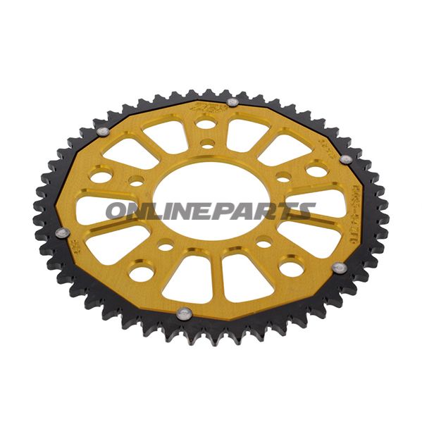 Rear Sprocket Dual 54 Tooth Pitch 428 Goldzf Inner Diameter 074 Bolt Spacing 100