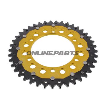 Rear Sprocket Dual 41 Tooth Pitch 520 Goldzf Inner Diameter 106 Bolt Spacing 125