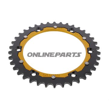 Rear Sprocket Dual 38 Tooth Pitch 520 Goldzf Inner Diameter 136 Bolt Spacing 156