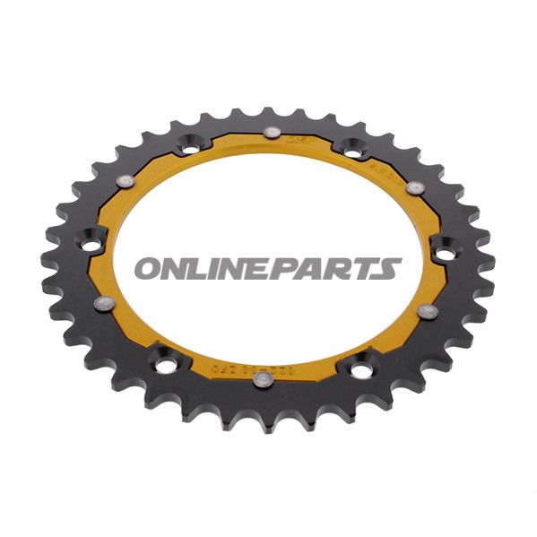 Rear Sprocket Dual 38 Tooth Pitch 520 Goldzf Inner Diameter 136 Bolt Spacing 156