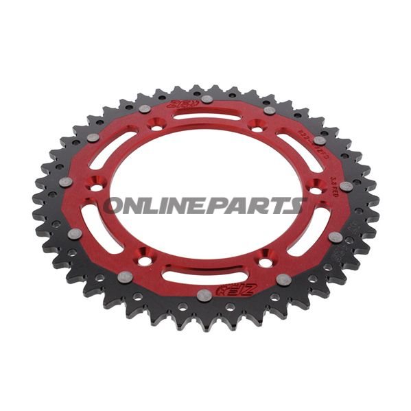 Rear Sprocket Dual 47 Tooth Pitch 520 Redzf Inner Diameter 136 Bolt Spacing 156