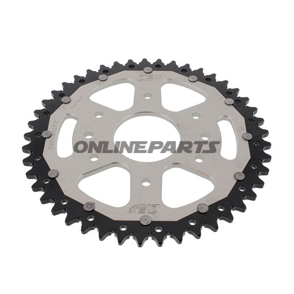 Rear Sprocket Dual 45 Tooth Pitch 520 Silverzf Inner Diameter 063 Bolt Spacing 110