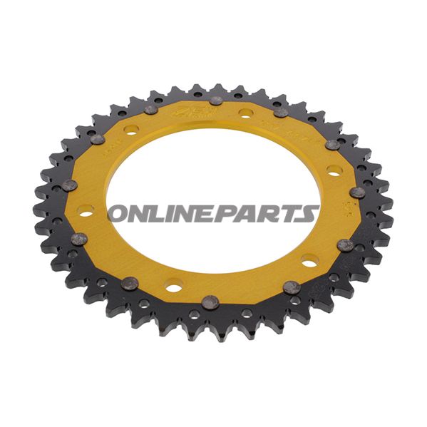 Rear Sprocket Dual 43 Tooth Pitch 525 Goldzf Inner Diameter 134 Bolt Spacing 160