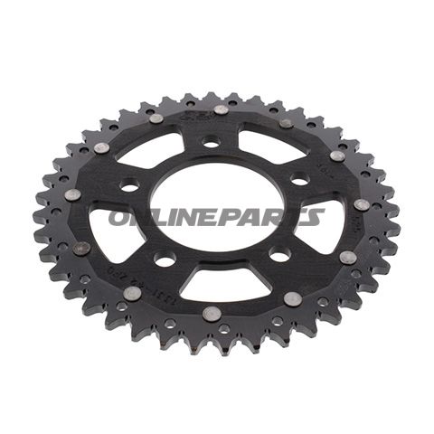 Rear Sprocket Dual 42 Tooth Pitch 525 Blackzf Inner Diameter 080 Bolt Spacing 110