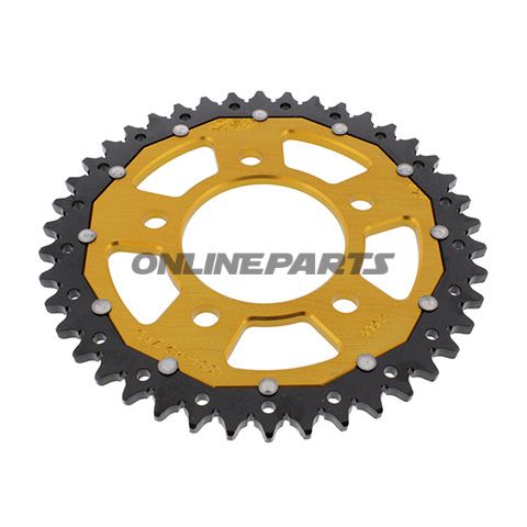Rear Sprocket Dual 42 Tooth Pitch 525 Goldzf Inner Diameter 080 Bolt Spacing 110