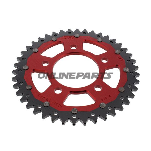 Rear Sprocket Dual 42 Tooth Pitch 525 Redzf Inner Diameter 080 Bolt Spacing 110