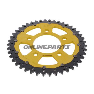 Rear Sprocket Dual 44 Tooth Pitch 525 Goldzf Inner Diameter 080 Bolt Spacing 110